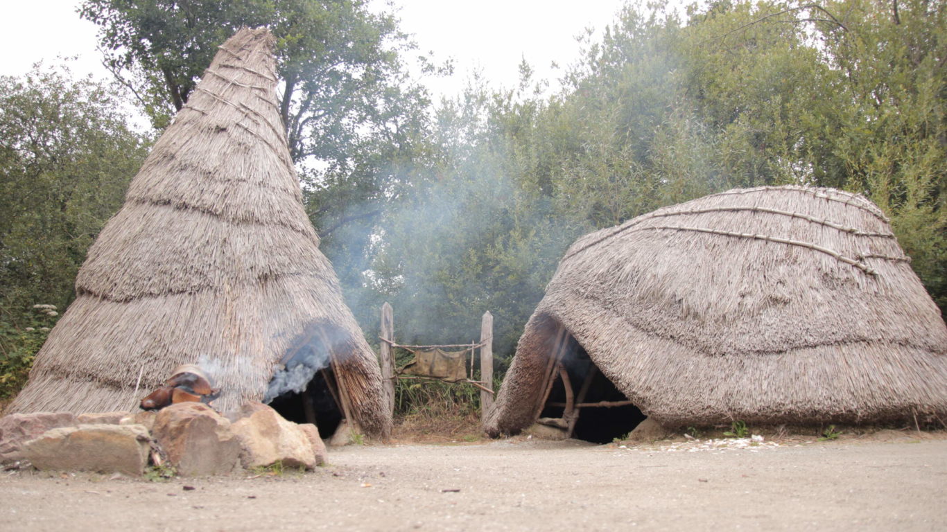 Ancient Structures at Irish National Heritage Park, Co Wexford